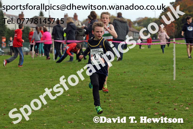 Boys under-11s Northern Cross Country Relays, Graves Park, Sheffield. Photo: David T. Hewitson/Sports for All Pics